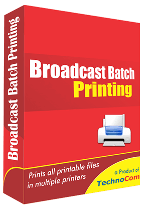 Broadcast Batch Printing