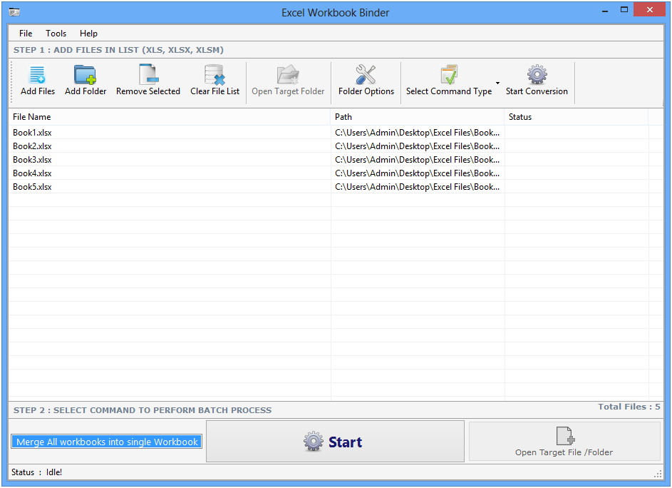 Excel Workbook Binder 2.5.0.11