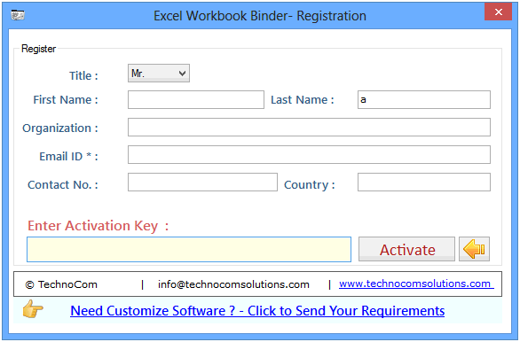 Excel Workbook Binder