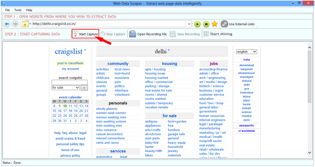 Scrape & Extract Data from Websites to Excel