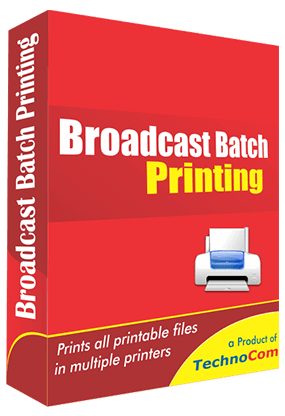 Broadcast Batch Printing