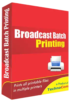 Broadcast Batch Printing