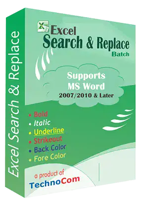 Excel Search and Replace