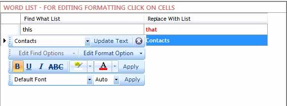 Batch Word Find Replace Formatting