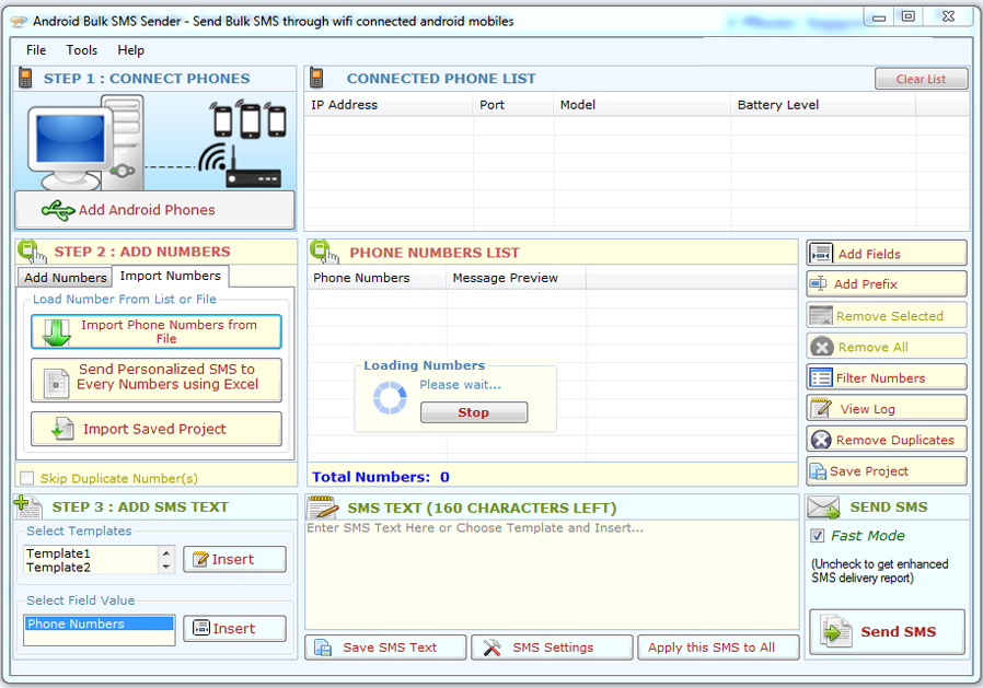 Android Bulk SMS Sender