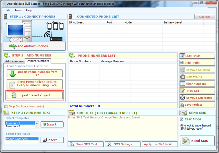 Android Bulk SMS Sender