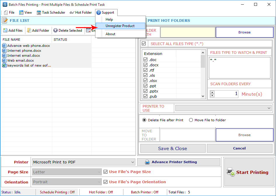 Help: How To Use Batch Printing Software