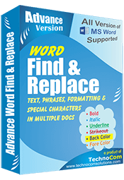 Advance Word Find and Replace 5.7.1.64