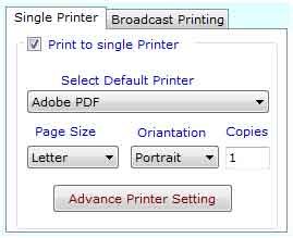 Broadcast Batch Printing