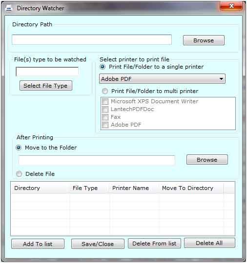 Broadcast Batch Printing