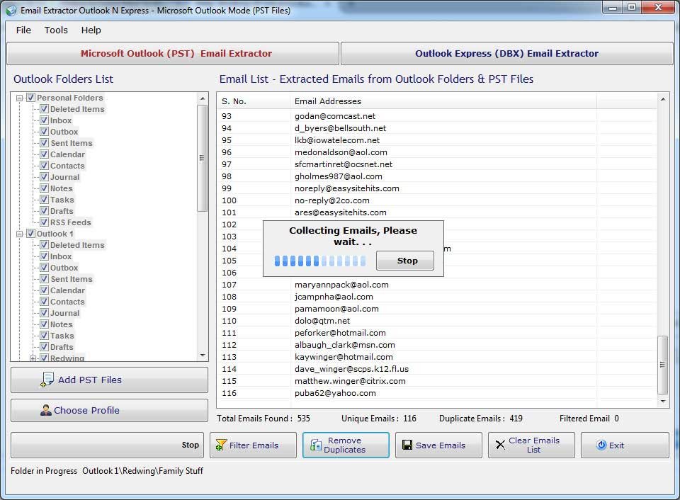 Email Extractor Outlook N Express