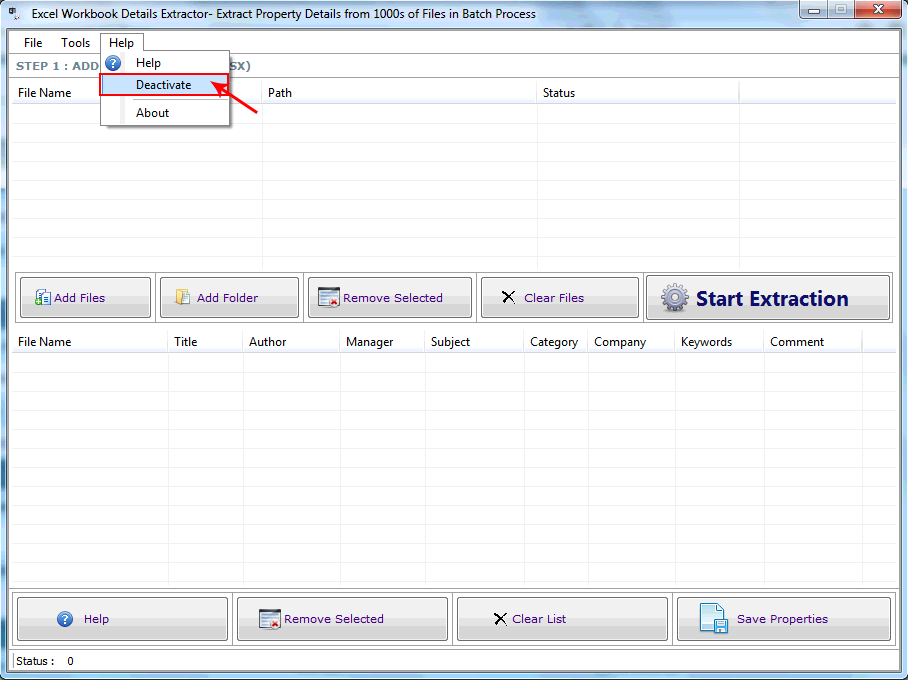 Excel Workbook Details Extractor