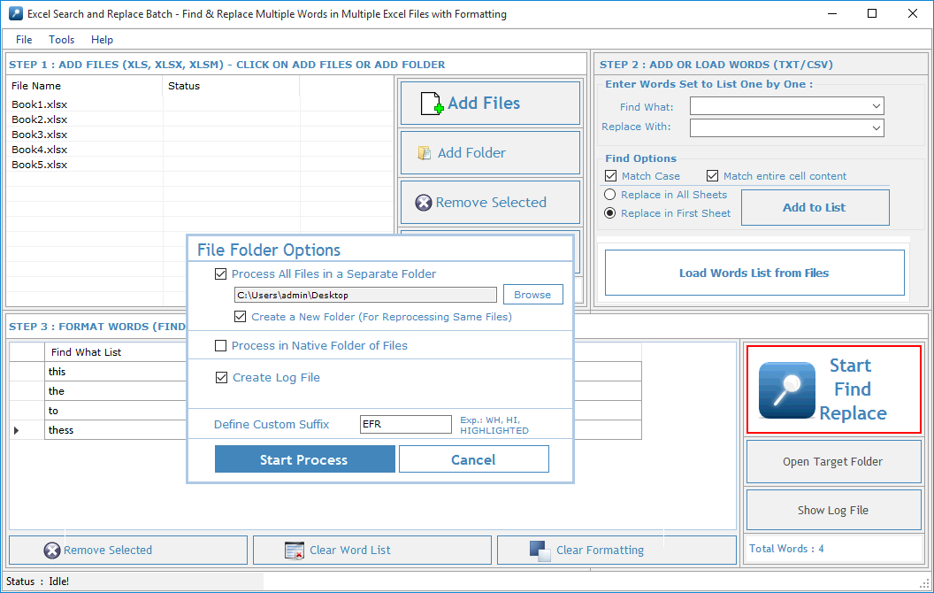 Batch Word Find & Replace 