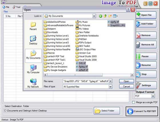 Help: How To Use Image To PDF Converter