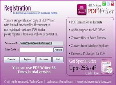 All in One PDF Writer