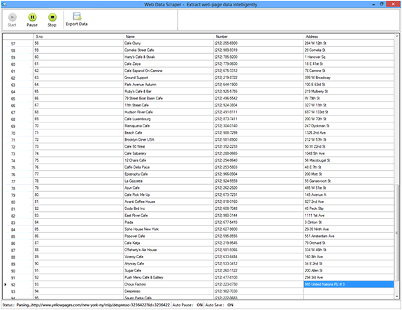 Web Data Scraper