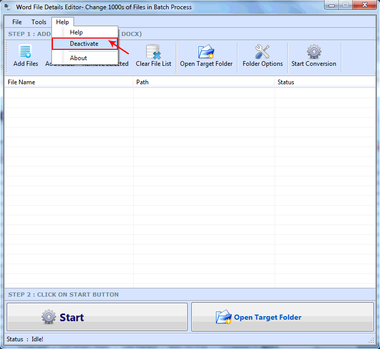 Word File Details Editor